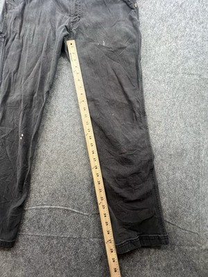 ペインターパンツ ダークグレー 34x32 アメリカ製 Coleman Men's Carpenter Work Pants Men's Dark Gray Size 34x32