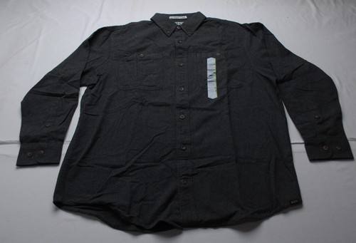 Duluth Trading Co Men's Free Swingin' Flannel Shirt DH3 Grey Large NWT