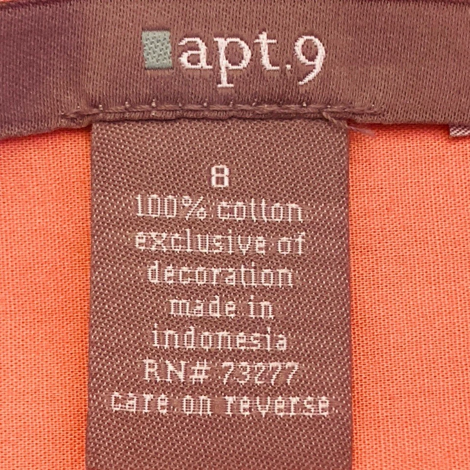 Apt. 9 Women's Pink & Black Pleated Skirt Size 8 28x25 Side Zip Lace Hem - Image 3 of 4