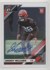 2019 Panini Donruss Optic Rookies Auto 56/60 Greedy Williams #122 Auto 06s6