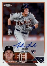 2023 Topps Chrome Rookie Autographs #RAJL Josh Lester Auto - NM-MT