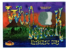 2001 Topps American Pie BWM-WS Authentic Dirt from Woodstock, New York