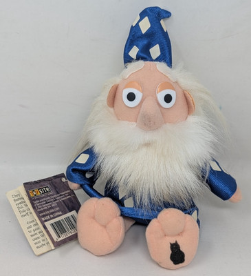 Vintage Y2K Toy Site Wizard's Source Plush Dragon Wizard Darcadia Fantasy Game