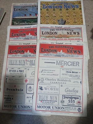 Collection of Illustrated London News Magazines at £15 each post free