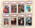 🔥 Michael Jordan 8-Card PSA 8 Lot Chicago Bulls GOAT