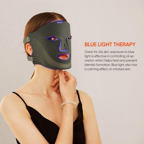 Cordless Red Light Therapy for Face, 7 Modes Led Face Mask Light Therapy with... - Picture 4 of 7