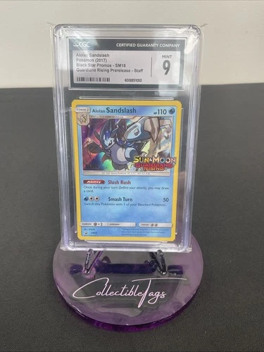 Alolan Sandslash - (Prerelease) [Staff] SM18 CGC 9