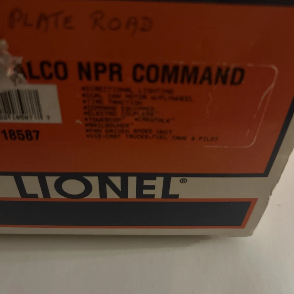 LIONEL 6-18587 NICKEL PLATE RD C420 ALCO NPR COMMAND DIESEL LOCOMOTIVE TRAIN - Image 4 of 4