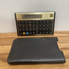 Vintage HP 12C Financial Calculator w Original Cover, Mint 