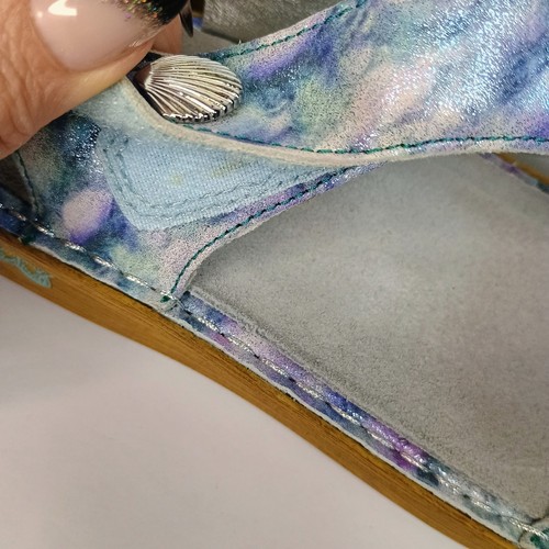 Alegria Ken 298 Blue Watercolor Platform Arch Support Sandal EUR40, US 9.5 NEW - Picture 6 of 10