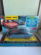 Vintage Corgi Toys No.335 Jaguar 4.2 E-Type 2+2 Bubble Pack VGC