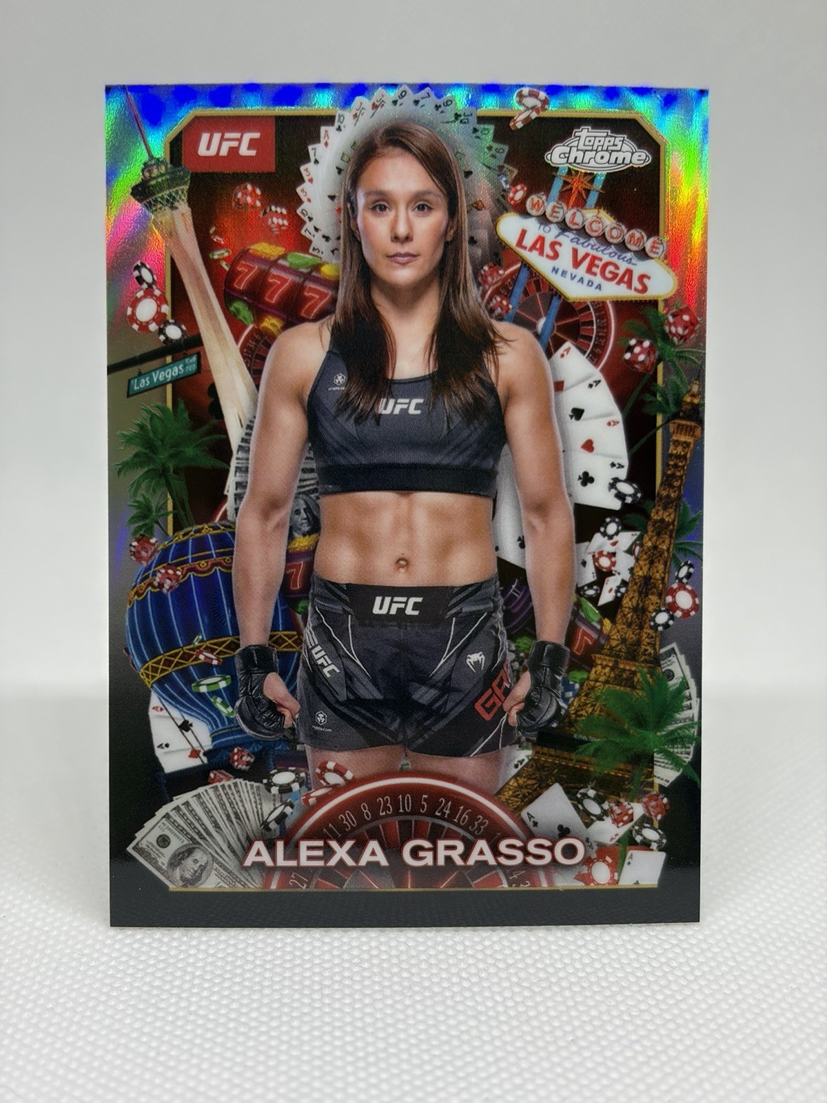 2025 Topps Chrome UFC Alexa Grasso TITANS #TNS-1 Case Hit SSP