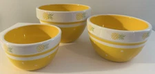 TERRAMOTO Pineapple Nesting Bowl Set of 3 - NEW!