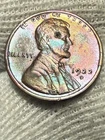 1922 d lincoln cent- choice Lustrous AU+ High Grade Toned