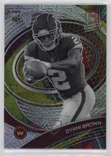 2021 Panini Spectra Variation Meta Prizm 23/25 Dyami Brown #228 Rookie RC 16n7
