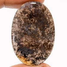 100 Natural Moss Agate Oval Shape Cabochon Gemstone 33 Ct. 36X24X4 mm UG-2282