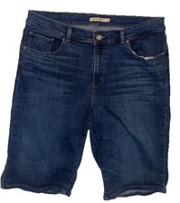 LEVIS - Bermuda classici donna 35x12 lavaggio med comfort elasticizzato usato in ottime condizioni