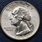 1950 S Washington Quarter 25c Silver BU UNC GEM Brilliant Uncirculated #97381
