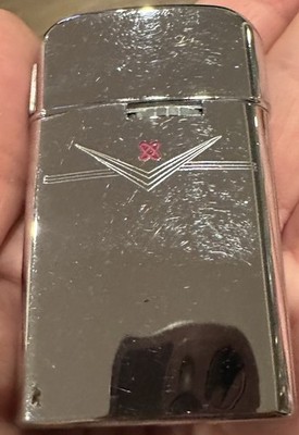 Vintage Ronson Varaflame Butane Lighter Chrome Atomic Mid Century Woodbridge NJ