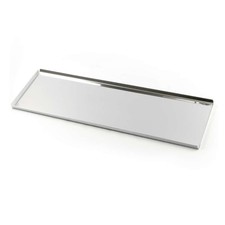 Vassoio Pasticceria Acciaio Inox 50x20 cm Espositore Dolci Mignon Bancone Pinti