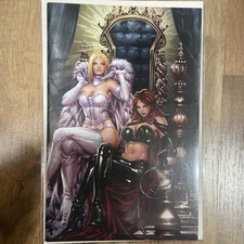Giant Size X-Men Jean Grey And Emma Frost Unknown Comics C2E2 Hellfire NM+