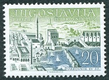 YUGOSLAVIA 1959 20d SG927 MNH FG Philatelic Exhibition Dubrovnik JUFIZ IV #A01
