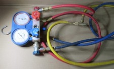 US General Manifold Twin Gauge Valve Set R-407C R404A R134 car air conditioning