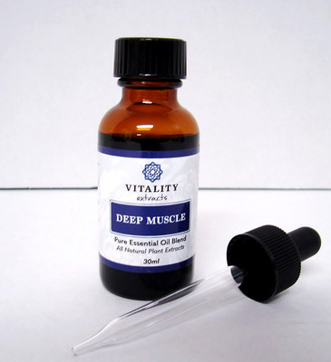Vitality Extracts Deep Muscle Therapeutic Grade Essential Oils 30 ML ~ NEW