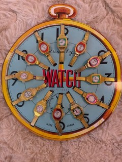 Vintage Toy Watch Display Made in Japan
