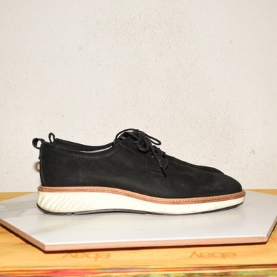 ECCO ST1 Hybrid Leather Black Sneaker Shoe Men 43