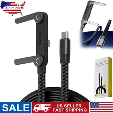 240w Fast Charging Foldable Bracket Data Cable with Built-in Holder Adjustable↴