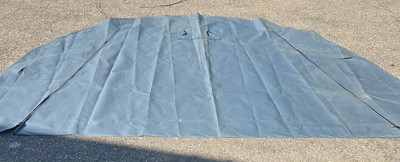 MDM Products End Panel 12'WX20'LX8'H Grey/White FP1208RDPGY Double Zipper