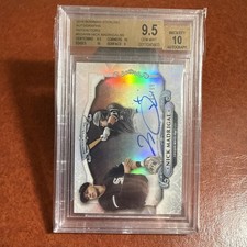 NICK MADRIGAL 2018 BOWMAN STERLING REFRACTOR AUTO ROOKIE RC #D/99 BGS 9.5 /10 AU
