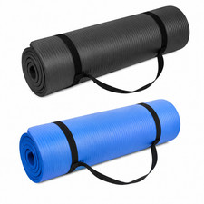 Fitness Yoga Mat Extra Thick 6mm Exercise Workout Gym Floor Mat 72x24