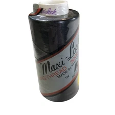 Maxi-Lock Light Black Serger Sewing Thread Polyester 3000 Yds. Made in USA vn