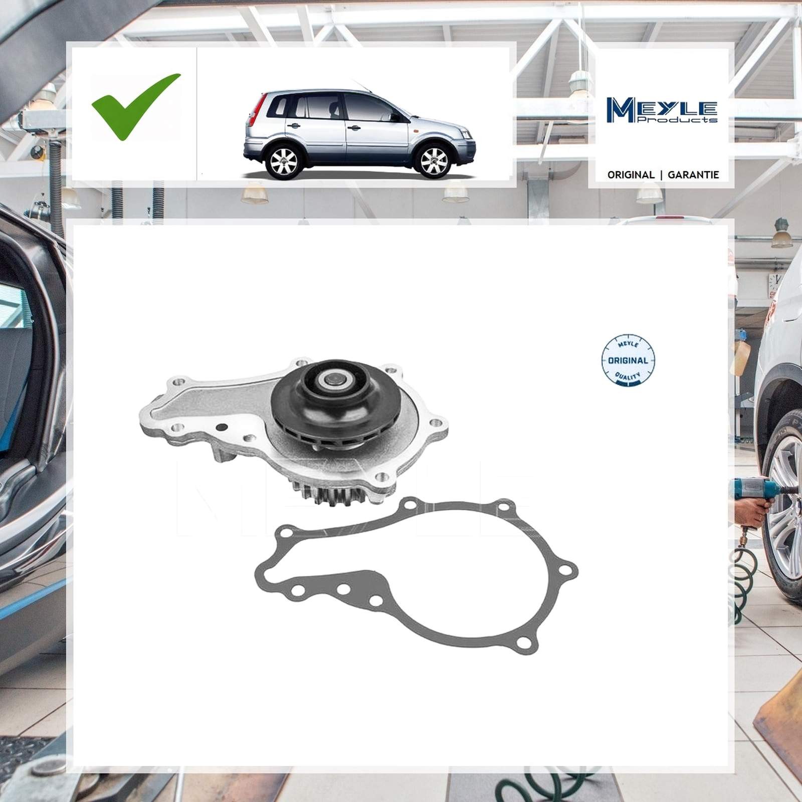 Meyle Wasserpumpe FORD FUSION (JU_) 1.4 TDCi