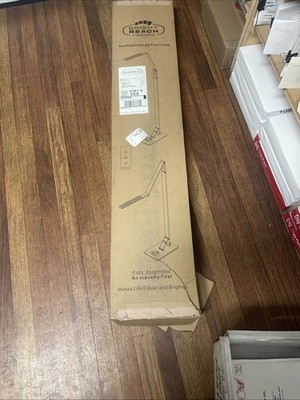 GENUINE BRIGHT REACH BY MATTINGLY PREFERRED LED FLOOR LAMP - NEW!!