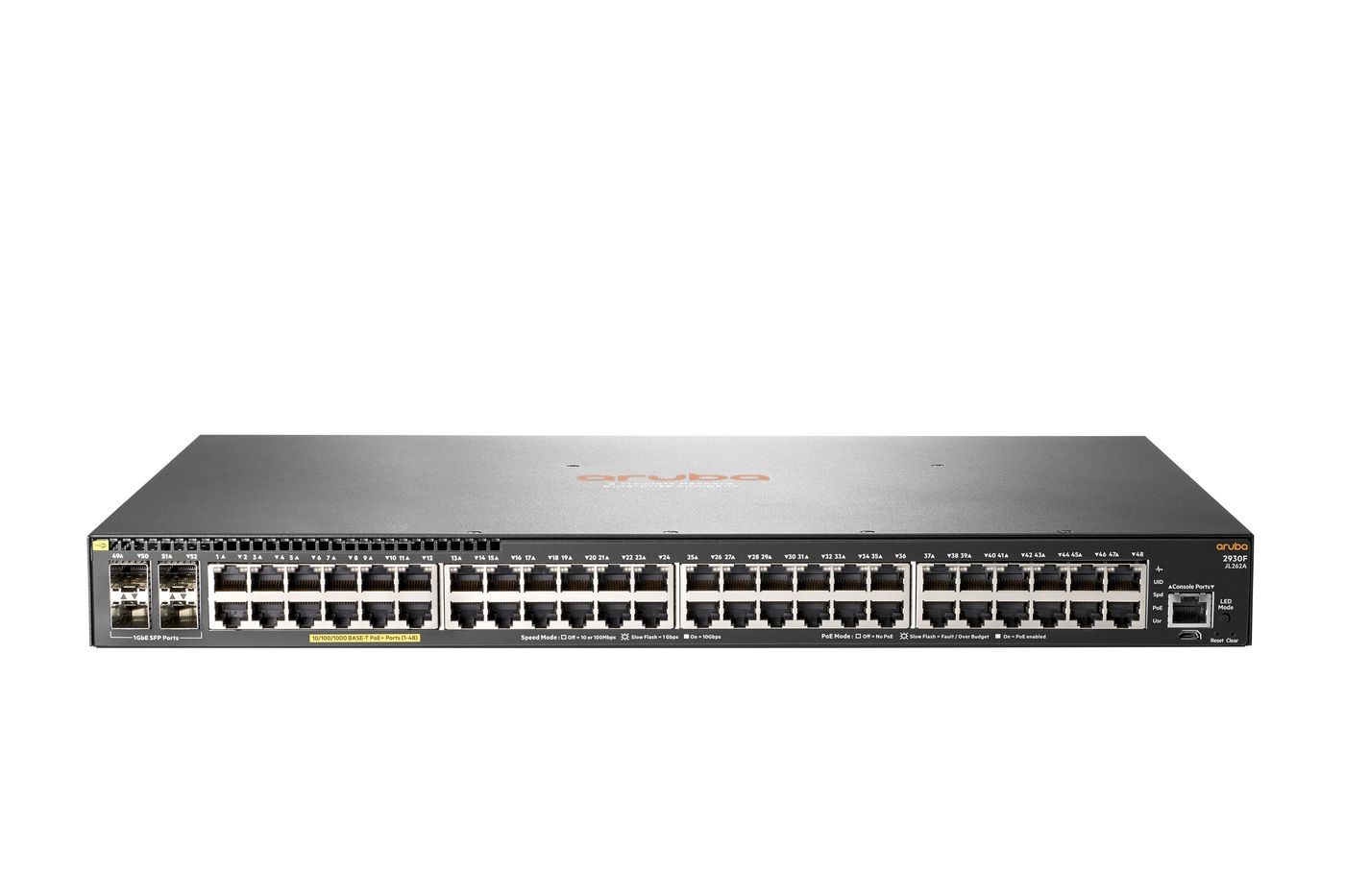 Hewlett Packard Enterprise JL262A#ABB-RFB Aruba 2930F 48G PoE+4SFP