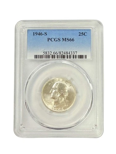 1946-S Washington Quarter PCGS MS66