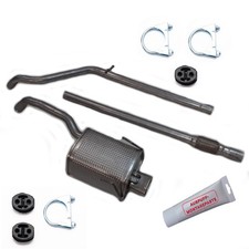 Auspuff Komplett fur  Fiat 500 Panda Ford KA MKII 1,2 8V 69PS + Montagesatz