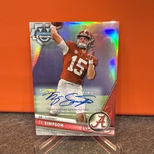 2023 Bowman U Ty Simpson Refractor Auto /499 Alabama