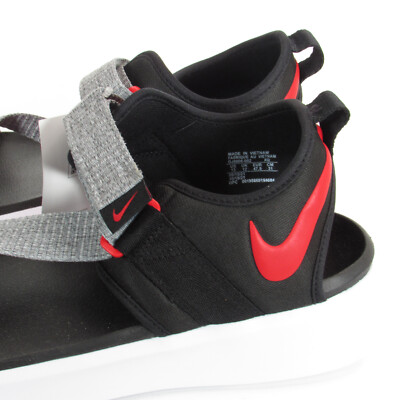 Men's Nike Vista Sandals NA Black/Red-White DJ6606-002 Size