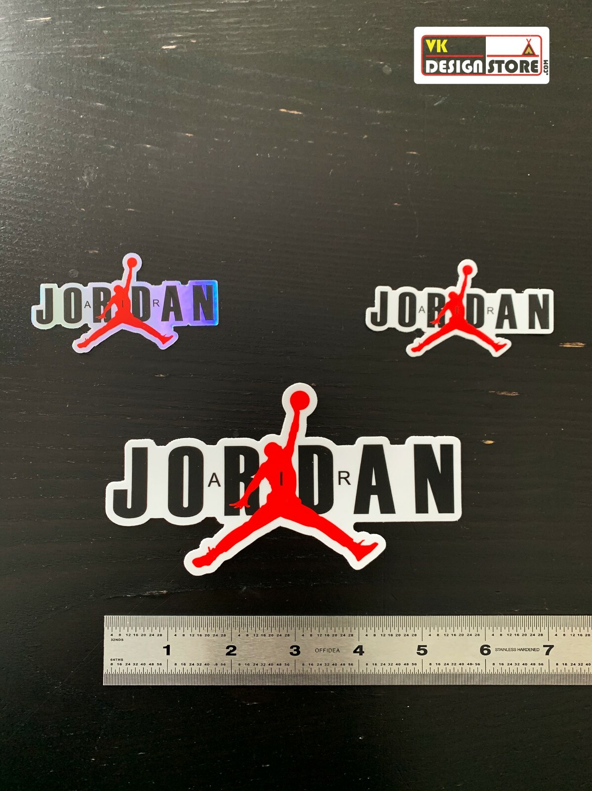 Air Jordan bumper sticker. Truck decor - Picture 3 of 4