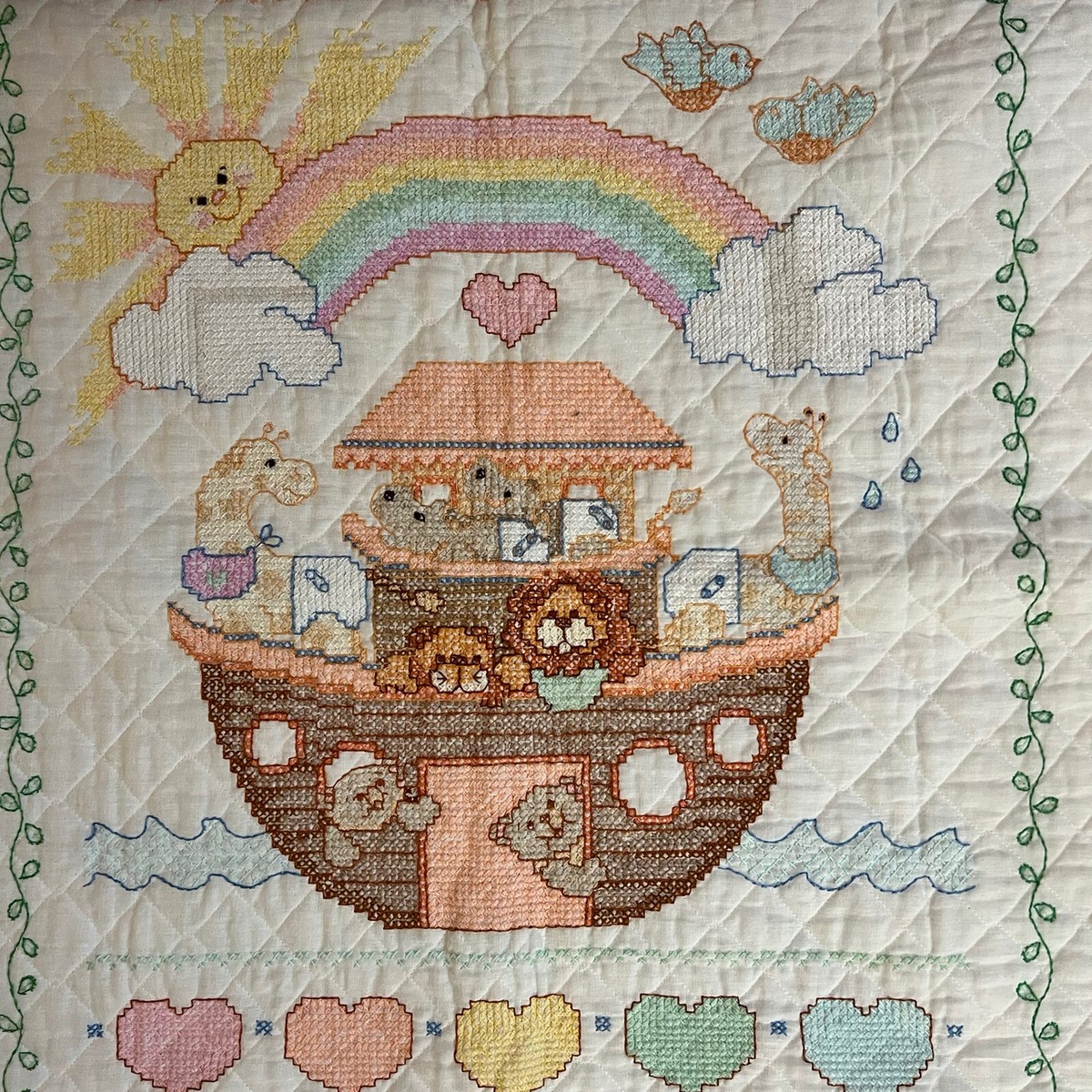 Noah's ark baby quilt hotsell