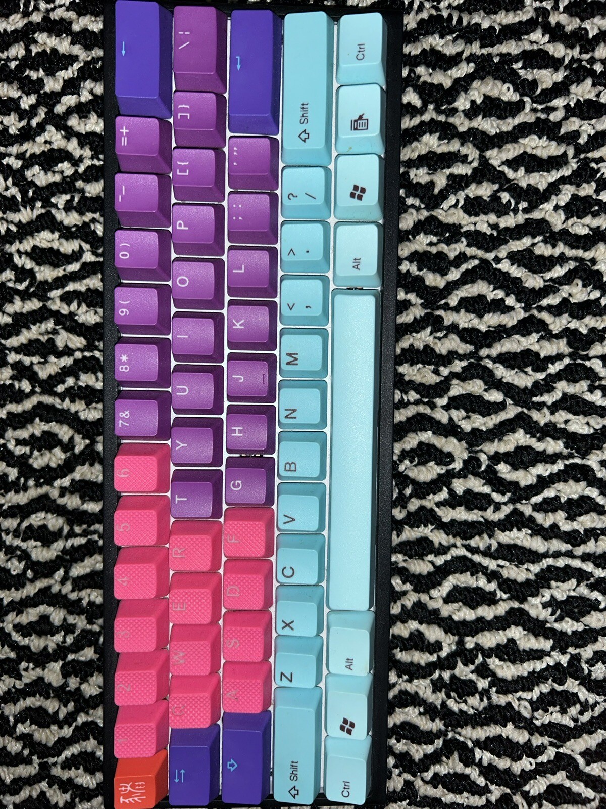 Ducky One 2 Mini Keyboard With Custom Key Caps (Comes With All The Accessories)
