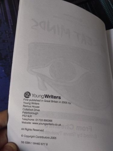 Great Minds From Cheshire: Poetry By 11-15 Year Olds -ed Steve Twelvetree - Picture 10 of 10