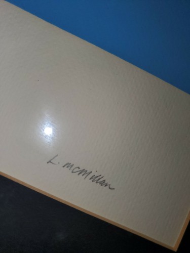 L. McMillan Silkscreen Art Signed Bi Plane  "Glory" 16/48 Nicely Framed 16 1/8"L - Picture 6 of 12