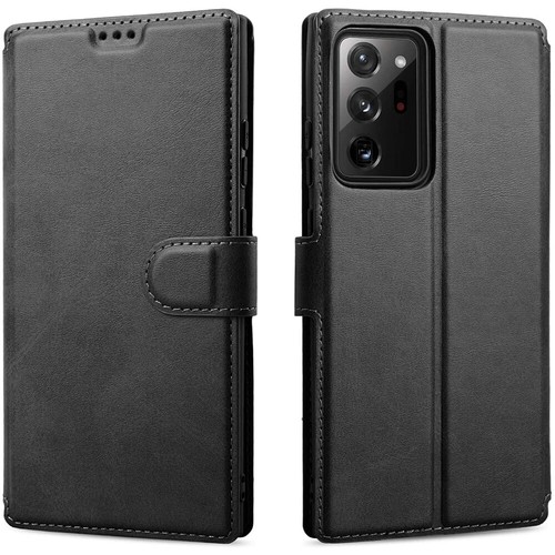 Coque Rabat pour Samsung S23 S22 Ultra S21 S20 FE S10e S10 S9 Housse Synthécuir - Photo 3/30