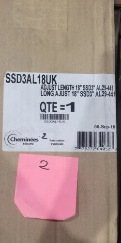 SSD3AL18UK Adjustable Length 18" SSD3" AL29-441