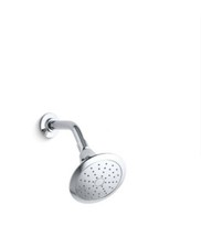 KOHLER forte 2.0gpm Single function showerhead polished nickel